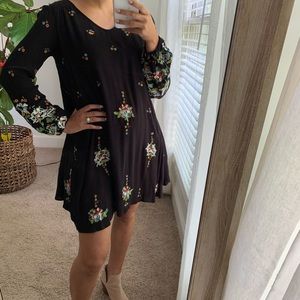 Free People Black Dress